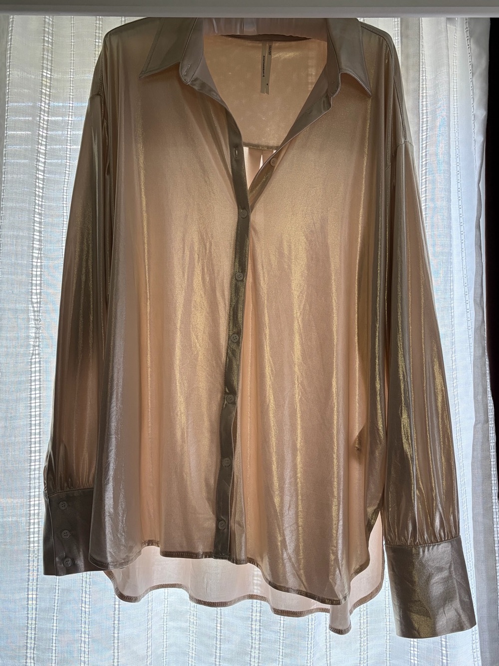 Metallic Champagne Anthropologie Bouse